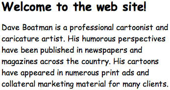 Welcome to the website!